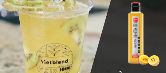 Vừa lạ vừa ngon với Trà xanh kiwi vàng