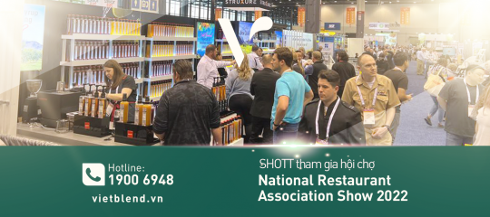 Gian hàng của thương hiệu SHOTT tham gia hội chợ National Restaurant Association Show 2022 (Chicago, Mỹ)